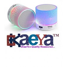 OkaeYa -Mini Bluetooth Wireless LED Bluetooth Speakers Calling Functions & FM Radio For Android phones